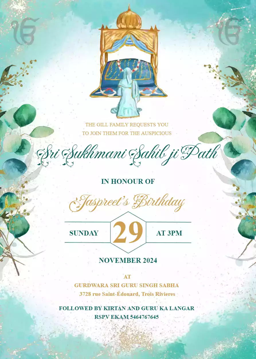 Sukhmani Sahib Path Invitation Whatsapp 8 Sukhmani Sahib Path Invitation Whatsapp